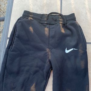 Black joggers with Nike Split